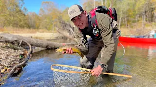 Fall fly fishing the Current River! (Big Browns)