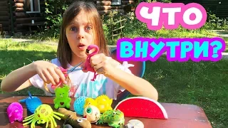 РЕЖЕМ АНТИСТРЕСС ИГРУШКИ 😱 ЧТО ВНУТРИ АНТИСТРЕССА? Вики Лайф