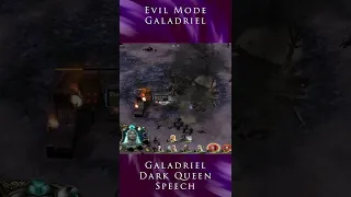 Galadriel Dark Queen Speech(Evil Mode) #short #shorts