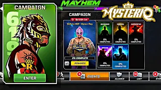 619 to Hall OF Fame Honor Rey Mysterio campaing Event WWE MAYHEM