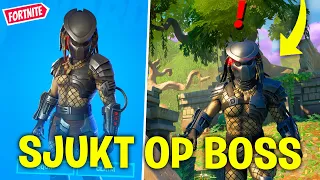 HITTAR & DÖDAR PREDATOR-BOSSEN I FORTNITE & SÄGER HEJDÅ TILL SÄSONG 5! *SJUKT MYTHIC LOOT*