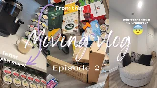 Moving Vlog Episode 2┃Home Décor Amazon Haul, New Furniture, Keurig KCafe Gift Unboxing & Organizing