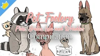 Adorable Pets - Compilation - Pixie, Brutus, Lola and Mr.Wrinkles | Pet_Foolery Comic Dub