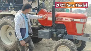 Swaraj 963 FE 2023 New Model / Swaraj 60 HP Tractor with Traali