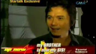 Robin Padilla and Rommel Padilla in "My brother is now my Sis"