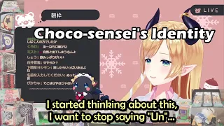 Choco-sensei Trying to Change Her Habits of Saying Certain Words But Chocomates Aren't Convinced