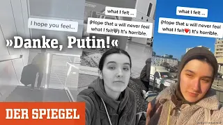 Millionenerfolg mit sarkastischen TikToks zum Ukrainekrieg: »Danke, Putin!« | DER SPIEGEL