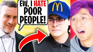 Customer SHAMES Fast Food Worker, INSTANTLY Regrets It... (LANKYBOX REACTION!)