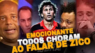 JOGADORES QUE SE EMOCIONA AO FALA DE ZICO ❤️🖤🇧🇷