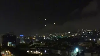 Raw video | Israel intercepts drones amid Iran attack