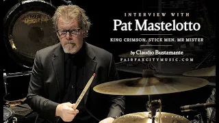 Pat Mastelotto (King Crimson, Stick Men, Mr. Mister, O.R.k, XTC, etc.). Don't forget to subscribe.