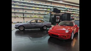 1:18 Diecast Review Unboxing Porsche 911 Turbo S by GT Spirit & BMW 535i by Minichamps #diecast #bmw