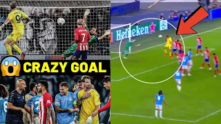 Crazy reactions to Lazio goalkeeper late equalizing goal vs Atletico Madrid