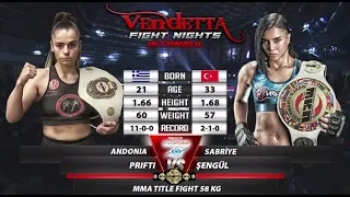 Andonia PRIFTI vs Sabriye ŞENGÜL