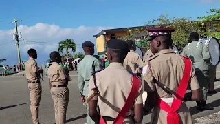 St.Mary High School Cadet Unit Inspection| Preliminary Round Review Order & March Off (2024)