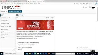 UNISA  MOOC TEST & Accepting Offer