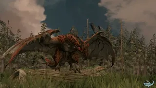 A Rathalos on a log, what could go wrong...?