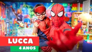 Festa Infantil - Tema Marvel [ Davi Lucca - 4 anos ] - ( Homem-aranha, Hulk, Thor, Homem de ferro)