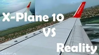 X-plane 10 vs Reality Take-off Comparison