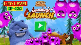 Lemmings online gameplay - Lemmings Launch Good Timing Gameplay - Grizzy Ep- 427