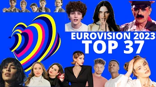 EUROVISION 2023 TOP 37