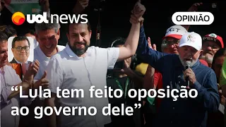 Lula pedir voto em Boulos mostra que ele é o maior opositor ao seu governo no momento, diz Tales