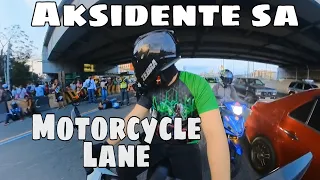 Motorcycle Lane Dry-Run | Nagka aksidente pa😱