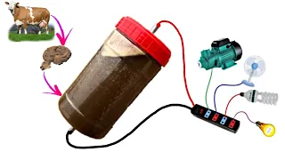 I Turn Cows Dung into a Free 220v Battery, Future Battery