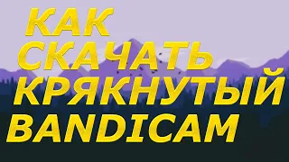 КАК СКАЧАТЬ КРЯКНУТУЮ BANDICAM? | НОВЕЙШАЯ ВЕРСИЯ BANDICAM |