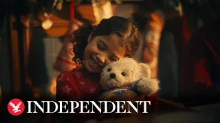 ‘A stuffed star is born’: Lidl Bear rises to fame in supermarket’s Christmas advert