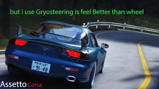 Assetto Corsa but is Gyrosteering with PS4