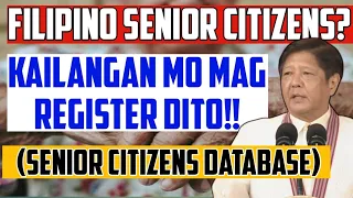 SENIOR CITIZEN 60 YEARS OLD AND UP! KAILANGAN MO MAG REGISTER DITO STEP BY STEP REGISTRATION PROCESS