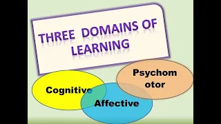 Three DOMAINS of Learning || Bloom || For teachers, educationists