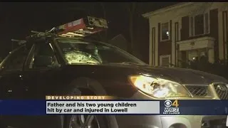 Father, Children In Stroller Hit By Car