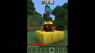 I tried to spawn HEROBRINE... This happend... wait for end 😂😂 #minecraft #new  #fun #viral #shorts