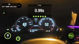 700HP BMW 540i 0-100kph (0-60MPH) Acceleration