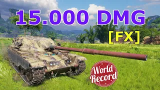 World of Tanks T95/FV4201 Chieftain - 15.000 Damage | NEW WORLD RECORD !