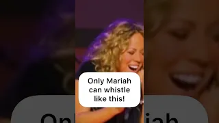 Only mariah can whistle like this! #shorts #mariahcarey