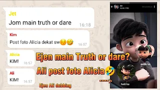 Ejen main Truth or dare || Ali post foto Alicia 😱? (Ejen Ali dubbing)