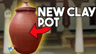 How to clean clay pot before use matka saaf karne ka tarika नए मिट्टी के बर्तन को कैसे साफ़ करें