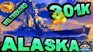 Alaska B WELTREKORD?! drückt 301K DMG "300K Club" ⚓️ in World of Warships 🚢