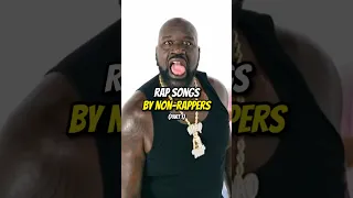 Is Shaq The Greatest Rapper Of All Time?🔥👀(Rap Songs By Non-Rappers) #shorts #hiphop #rap