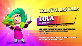 je TEST LOLA le NOUVEAU BRAWLER CHROMATIQUE de la SAISON 9 de Brawl Stars Mise à Jour Brawl Pass