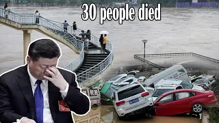 The heaviest rain in 60 years, China blew up the dam to release the flood, killing 30 people | Flood