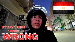 Ep. #10 My Toughest Day in Egypt | 520km, 17 Hours, Motorbike Across Egypt | كان يوم صعب جدا في مصر