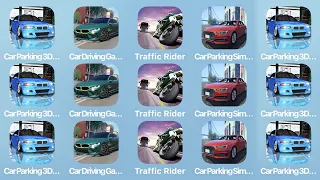 Car Parking 3D, Car Driving Game, Traffic Rider and More Car Games iPad Gameplay