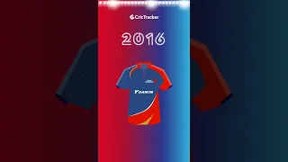 Jerseys over the years - Delhi Capitals edition