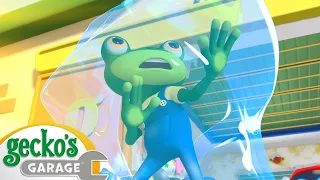 Gecko is Frozen | Morphle and Gecko's Garage - Cartoons for Kids | Trucks and Vehicles