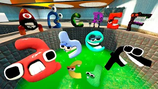 🤭 NEW LOWERCASE BABY ALPHABET LORE FAMILY 3D SANIC CLONES RAINBOW FRIENDS SPARTAN KICKING in Gmod !