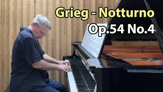 Grieg "Notturno" Op.54 No.4 - P. Barton, FEURICH piano